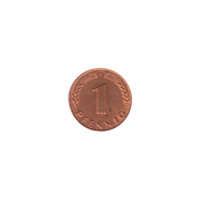 Preview 1 Pfennig, 1968 reverse