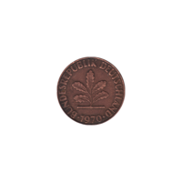 Preview 2 Pfennigs, 1970 obverse