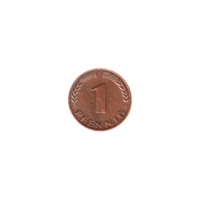 Preview 1 Pfennig, 1970 reverse