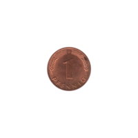 Preview 1 Pfennig, 1976 reverse
