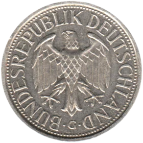 Preview 1 Mark, 1990 obverse