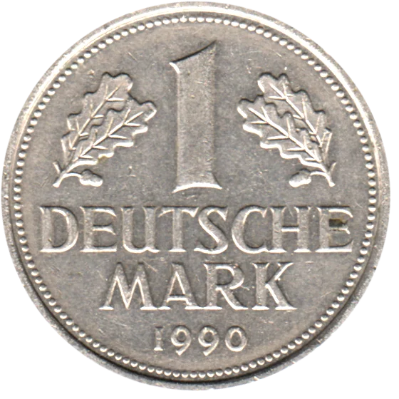 1 Mark, 1990 Reverse