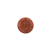 Preview 1 Pfennig, 1973 reverse