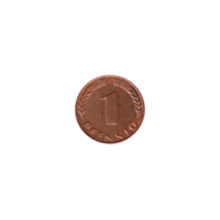 Preview 1 Pfennig, 1972 reverse