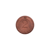 Preview 2 Pfennigs, 1971 reverse