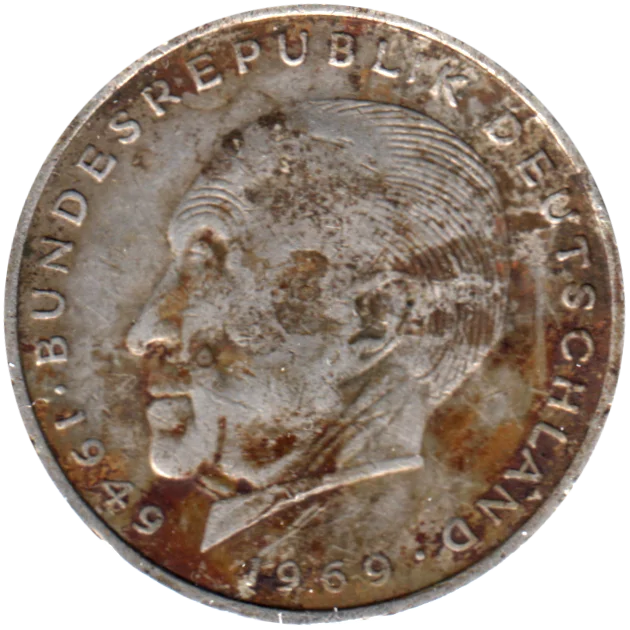 2 Marks, 1976 Obverse