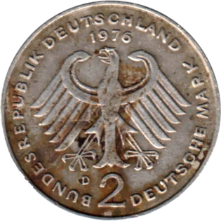 Preview 2 Marks, 1976 reverse