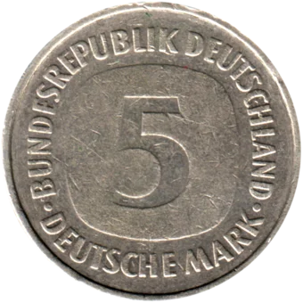 Preview 5 Marks, 1982 reverse