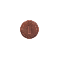 Preview 1 Pfennig, 1993 reverse