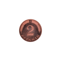 Preview 2 Pfennigs, 1985 reverse