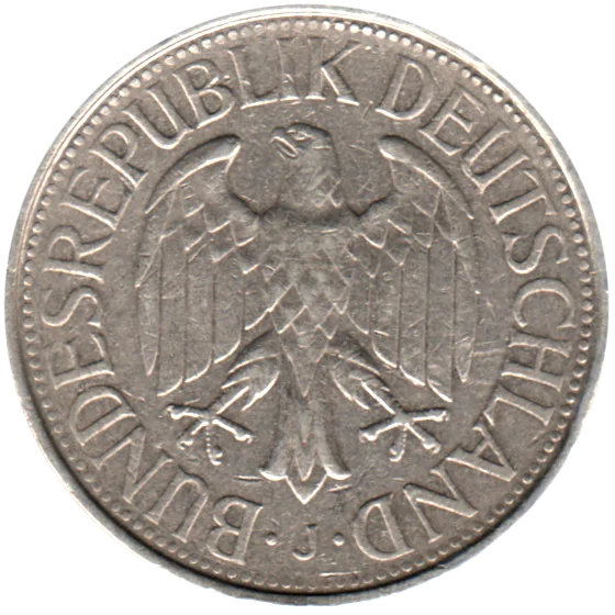 1 Mark, 1975 Obverse