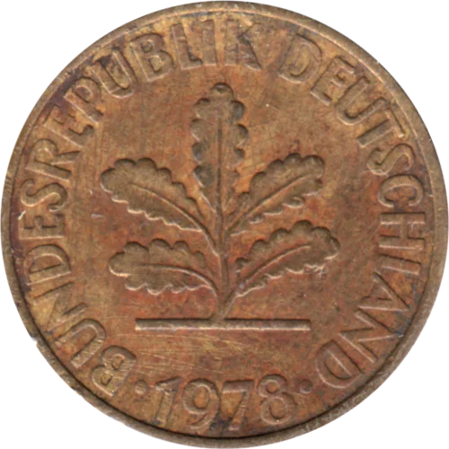 10 Pfennigs, 1978 Obverse