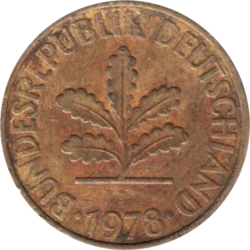 Preview 10 Pfennigs, 1978 obverse