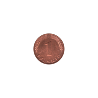 Preview 1 Pfennig, 1995 reverse