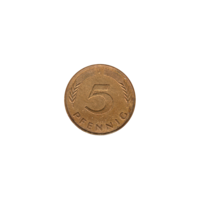 Preview 5 Pfennigs, 1950 reverse