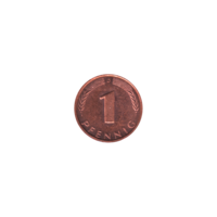 Preview 1 Pfennig, 1985 reverse