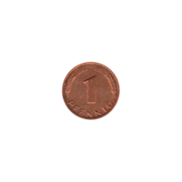 Preview 1 Pfennig, 1977 reverse