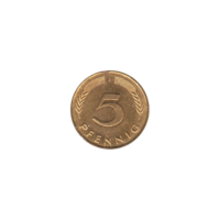 Preview 5 Pfennigs, 1990 reverse