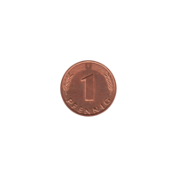 Preview 1 Pfennig, 1986 reverse