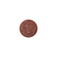 Preview 1 Pfennig, 1996 reverse