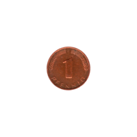 Preview 1 Pfennig, 1971 reverse
