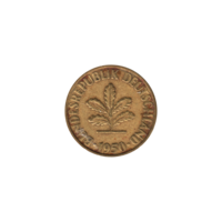 Preview 10 Pfennigs, 1950 obverse