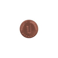 Preview 1 Pfennig, 1980 reverse