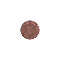 Preview 1 Pfennig, 1991 reverse