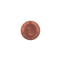 Preview 1 Pfennig, 1993 reverse