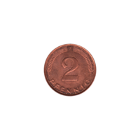 Preview 2 Pfennigs, 1991 reverse