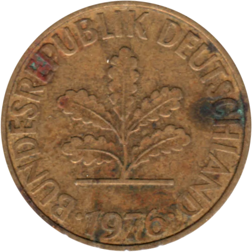 10 Pfennigs, 1976 Obverse
