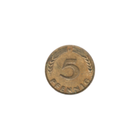 Preview 5 Pfennigs, 1950 reverse