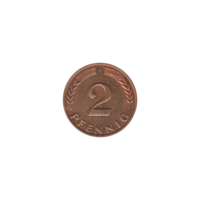 Preview 2 Pfennigs, 1950 reverse