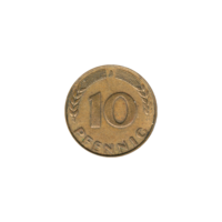 Preview 10 Pfennigs, 1949 reverse
