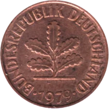 Preview 2 Pfennigs, 1979 obverse