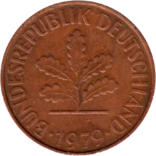 Preview 2 Pfennigs, 1979 obverse