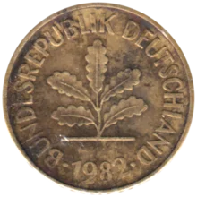 Preview 5 Pfennigs, 1982 obverse