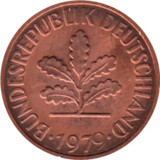 Preview 2 Pfennigs, 1979 obverse