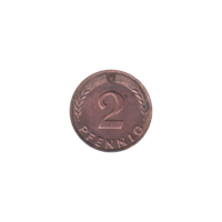 Preview 2 Pfennigs, 1962 reverse