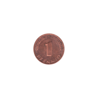 Preview 1 Pfennig, 1993 reverse