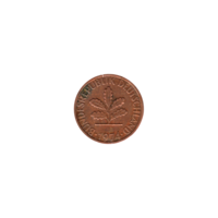 Preview 1 Pfennig, 1974 obverse