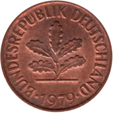Preview 2 Pfennigs, 1979 obverse