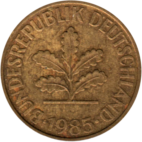 10 Pfennigs, 1985 Obverse