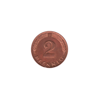 Preview 2 Pfennigs, 1988 reverse
