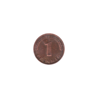 Preview 1 Pfennig, 1978 reverse