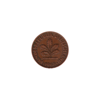 Preview 2 Pfennigs, 1968 obverse