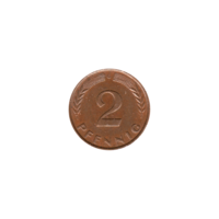 Preview 2 Pfennigs, 1958 reverse