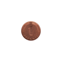 Preview 1 Pfennig, 1980 reverse