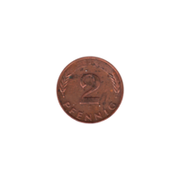 Preview 2 Pfennigs, 1978 reverse