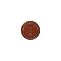 Preview 1 Pfennig, 1949 reverse